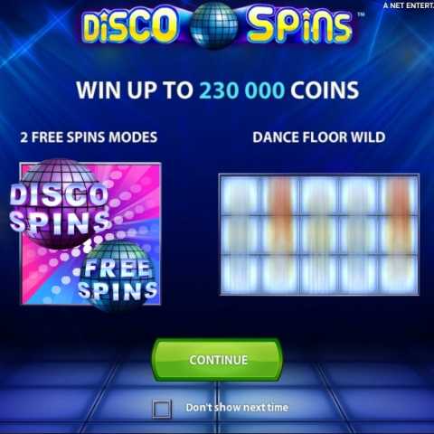 Игровой автомат «Disco Spins»