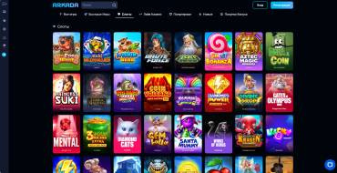 Arkada Casino: Игры