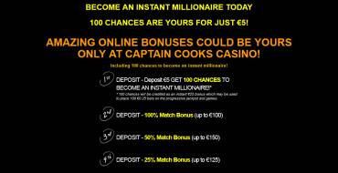 Captain Cooks Casino: Джекпоты