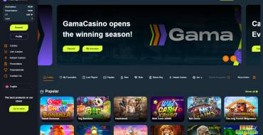 Gama Casino: Официальный сайт