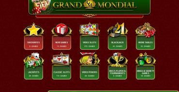 Grand Mondial casino: Слоты