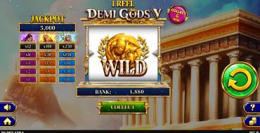 1 Reel Demi Gods V: Выигрыши