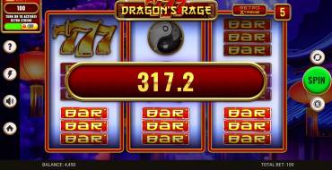 777 – Dragon’s Rage: Выигрыши