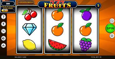 777 – Fruits: Игровой автомат