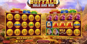 Buffalo Hold And Win: Уникальные функции