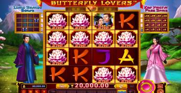 Butterfly Lovers: Выигрыши