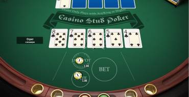 Casino Stud Poker: Ставки