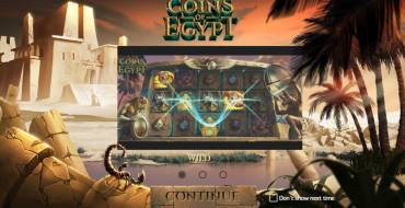 Coins of Egypt: Игровой автомат