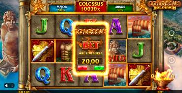 Colossus: Hold & Win: Бонус