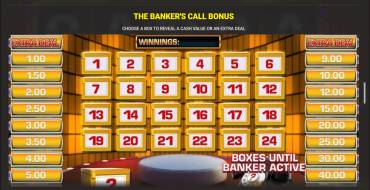 Deal or no Deal: The Banker's Call: Бонусные игры