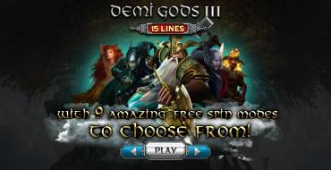 Demi Gods III: 15 Lines: Игровой автомат