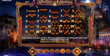 Divine Carnival: Линии