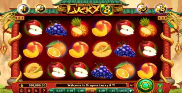 Dragons Lucky 8: Игровой автомат