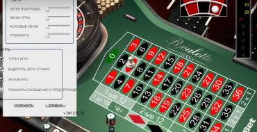 European Roulette Silver: Параметры