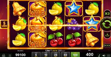 Fruits & Gold Dice: Выигрыши