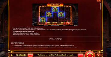 Hot Slot: Great Book of Magic: Правила