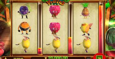 Jumping Fruits: Выигрыши