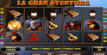 La Gran Aventura: Игровой автомат