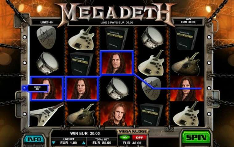 Слот Megadeth играть бесплатно