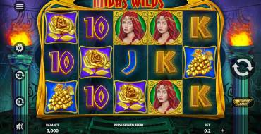 Midas Wilds: Игровой автомат