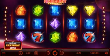 Starburst XXXtreme: Игровой автомат