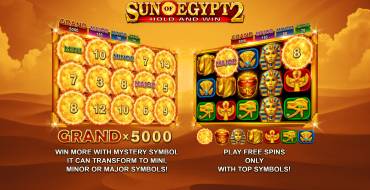 Sun of Egypt 2: Игровой автомат