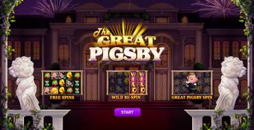 The Great Pigsby: Игровой автомат