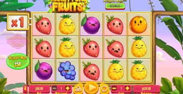 Tooty Fruity Fruits: Экран игры