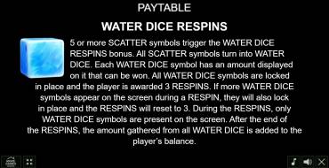 Water Dice: Фриспины и/или респины