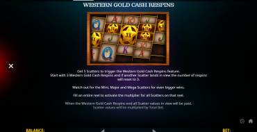 Western Gold Megaways: Бонусы