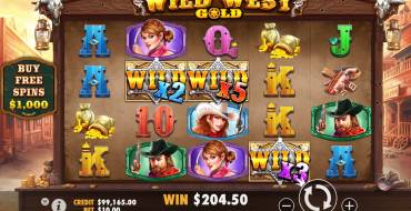 Wild West Gold: Главный экран