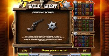 Wild West Hi-Roller: Бонусы