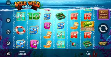 Wild Wild Bass: Игровой автомат